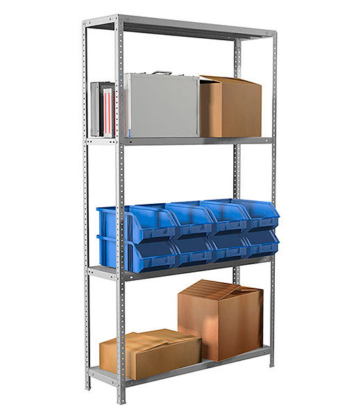 Стеллаж MS Standart 185/100*40/4 - 1 Стеллаж MS Standart 185/100*40/4 - 1