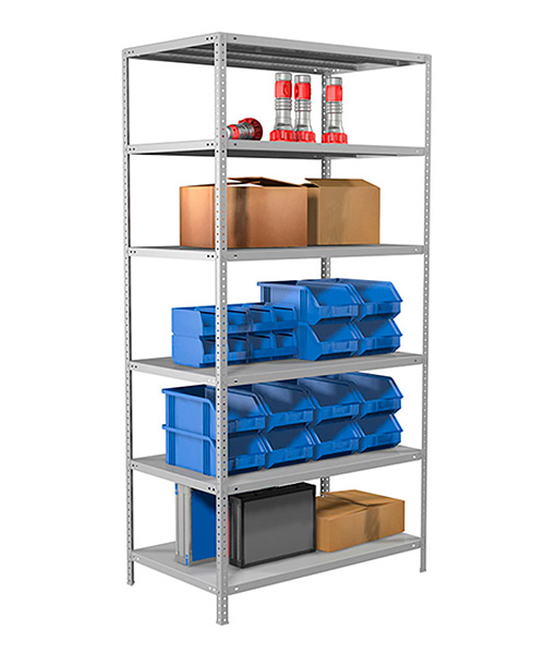 Стеллаж MS Standart 200/100*60/6 - 1 Стеллаж MS Standart 200/100*60/6 - 1